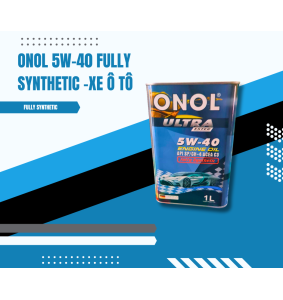 ONOL SAE 5W-40 (VOITURE) ENTIÈREMENT SYNTHÉTIQUE