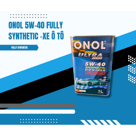 ONOL SAE 5W-40 (VOITURE) ENTIÈREMENT SYNTHÉTIQUE