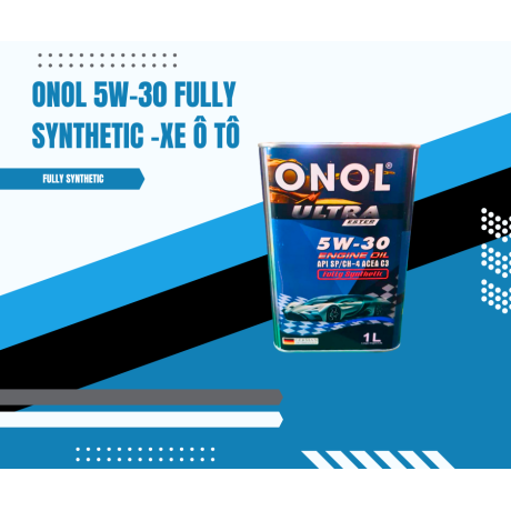 ONOL SAE 5W-30 (VOITURE) ENTIÈREMENT SYNTHÉTIQUE